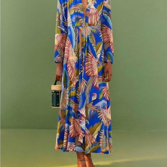 Farm Rio macaw dress new with tags size medium - Picture 4 of 12